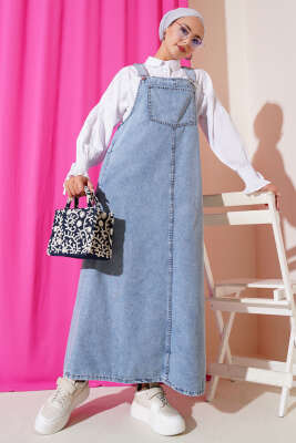 Tek Göğüs Cepli Kot Slopet Açık Kot - VAV TEKSTİL