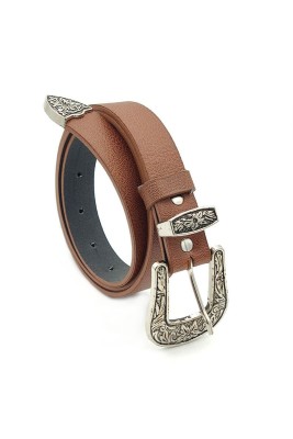 Tokası Motifli Taba Kemer