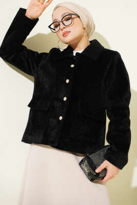 Torba Cepli Kısa Goldfox Ceket Siyah - MUSTİ