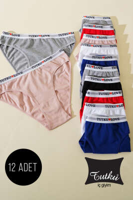 Tutku Bayan 12'li Hanna Bikini Kombin - TUTKU