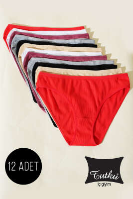 Tutku Bayan 12'li Kaşkorse Bikini Kombin - TUTKU