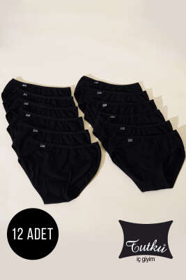 Tutku Bayan 12'li Likralı Bato Siyah - TUTKU