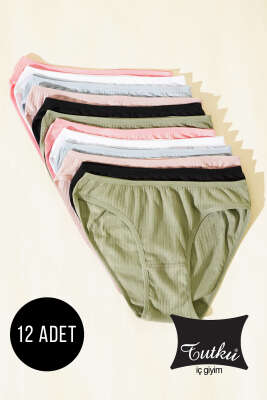 Tutku Bayan 12'li Pandora Bikini Kombin - TUTKU