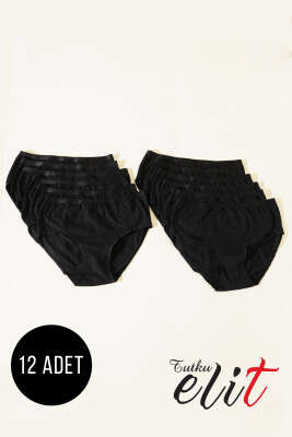 Tutku Elit 12'li Bayan Elit Yazılı Bato Siyah - ELİT