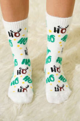 Unisex Yılbaşı Sakallı Soket Çorap Asorti 1 - ÜNAL ÇORAP