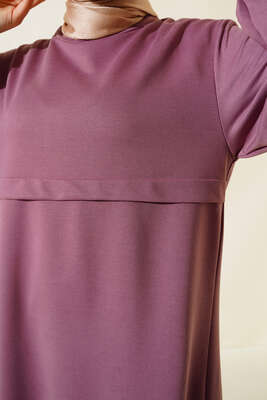 Yırtmaçlı Uzun İkili Takım Magenta - Yılın Fırsatı